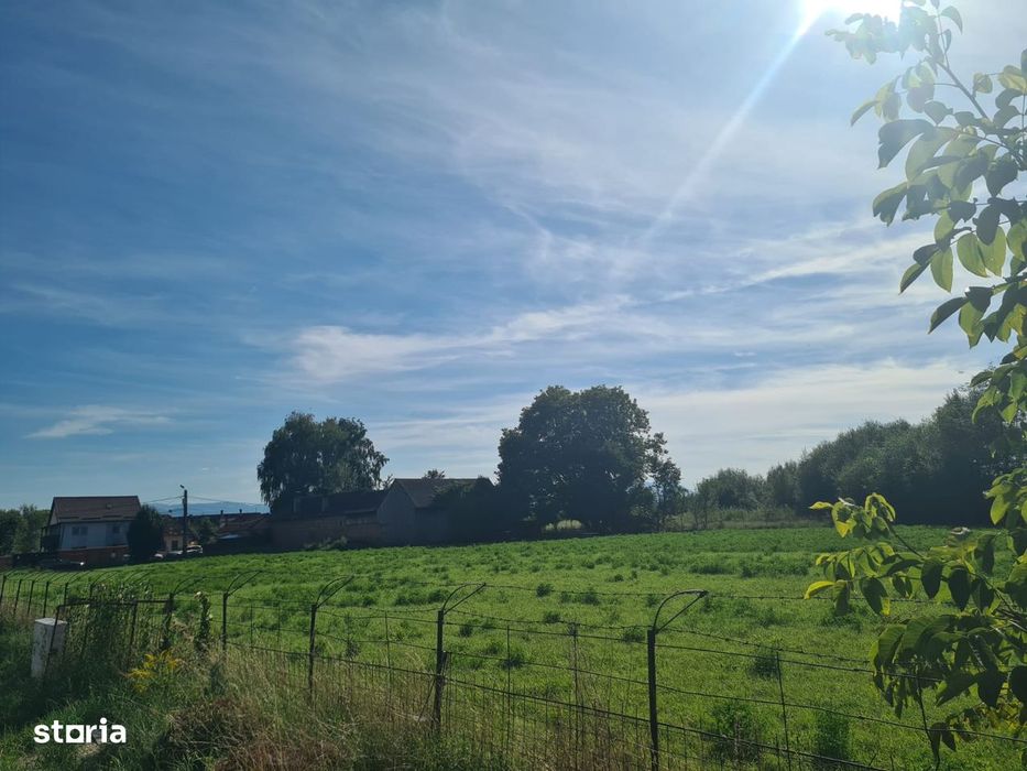 Teren intravilan intre case cu front la strada asfaltata.