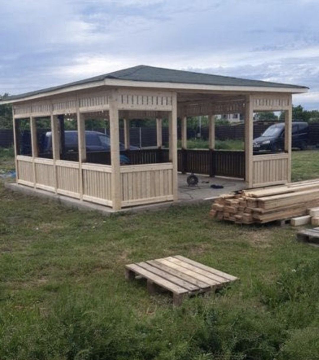 Terase din lemn -foișoare la comanda -pergole modele moderne -leagăne