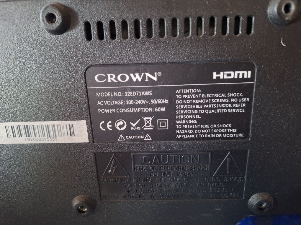 Смарт телевизор Crown 32ED71AWS
