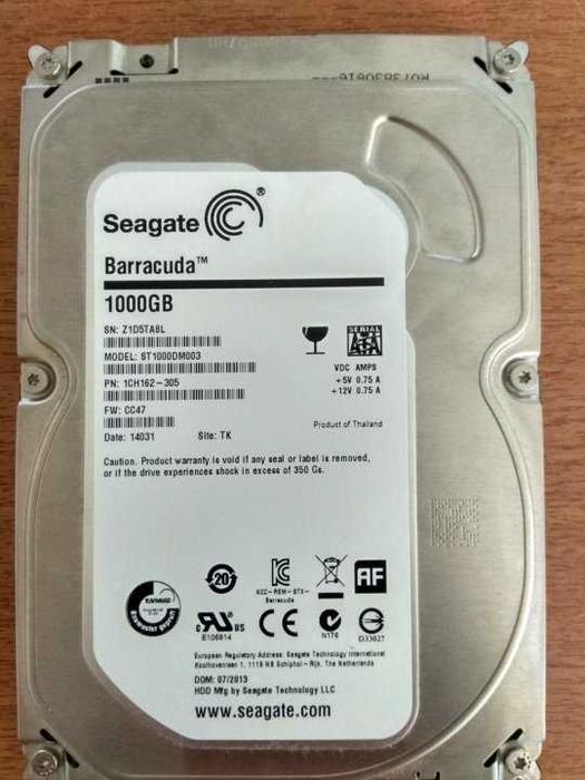 Жесткий диск Seagate 1000GB 3.5" для компьютера