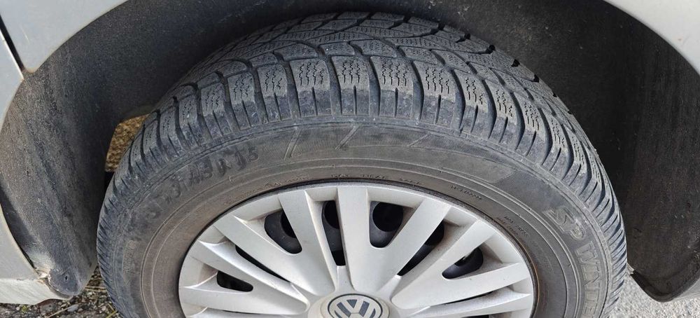 Железни джанти с Тасове и Гуми VW Caddy 15и16ц5x112