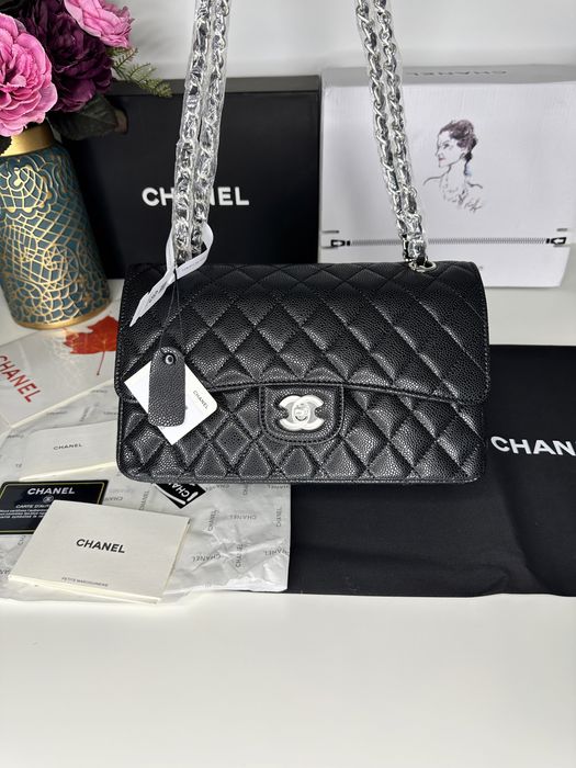 Geanta lux CHANEL piele naturala 100% cutie si saculet cadou C:23