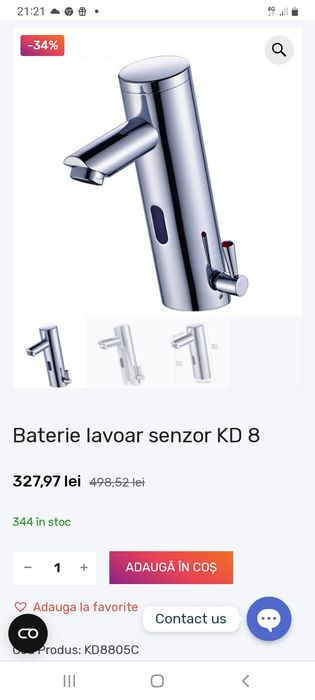 Vând baterie automatica Trendys KD88