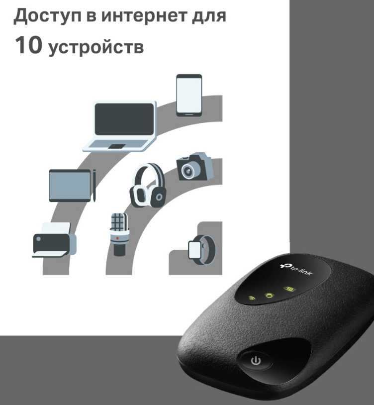 TP-Link M7000 4G LTE Мобильный Wi-Fi роутер, модем сим карта sim karta