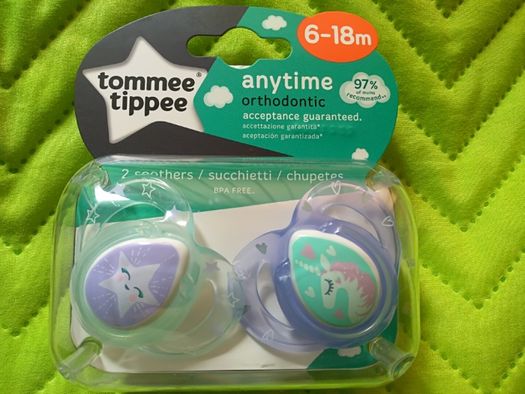 TOMMEE TIPPEE Ортодонтични залъгалки 6-18 м. ANYTIME