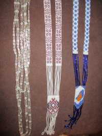 Coliere lungi de margele handmade 100lei/buc