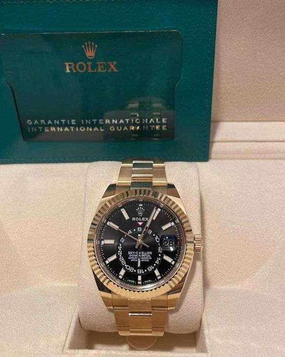 rolex sky-dweller 42mm gold
