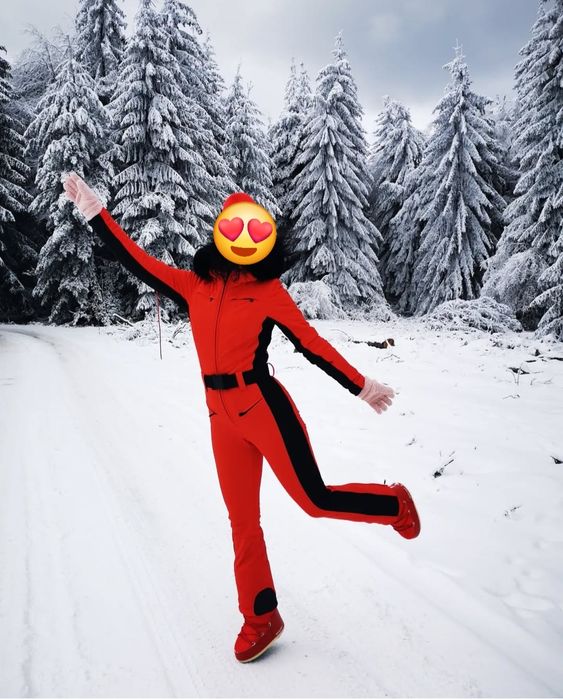 Ски екип Goldbergh червен цял