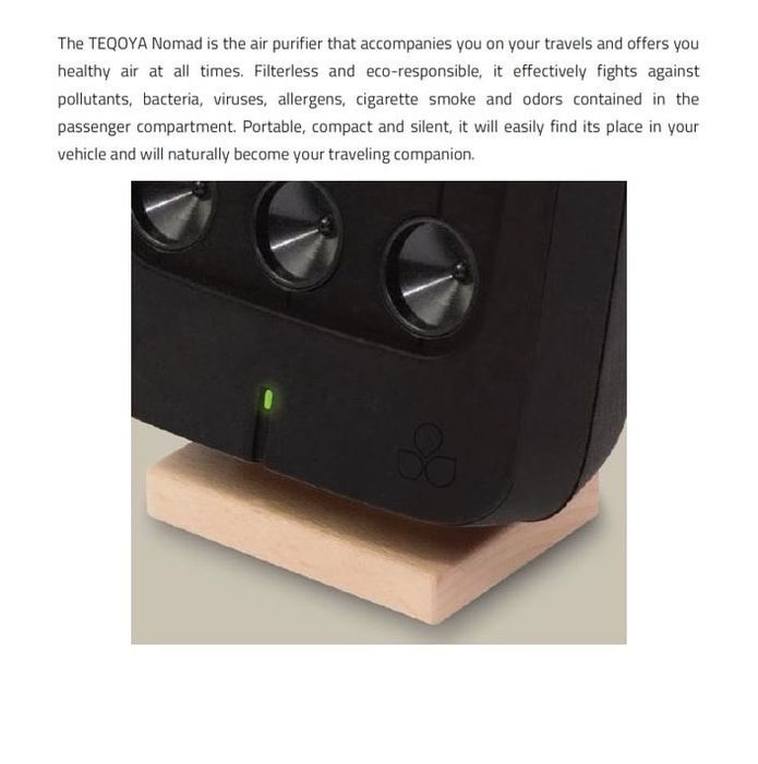 Purificator Teqoya Nomad de aer pentru birou