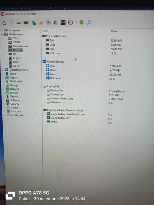 Memorie RAM 32 GB DDR3