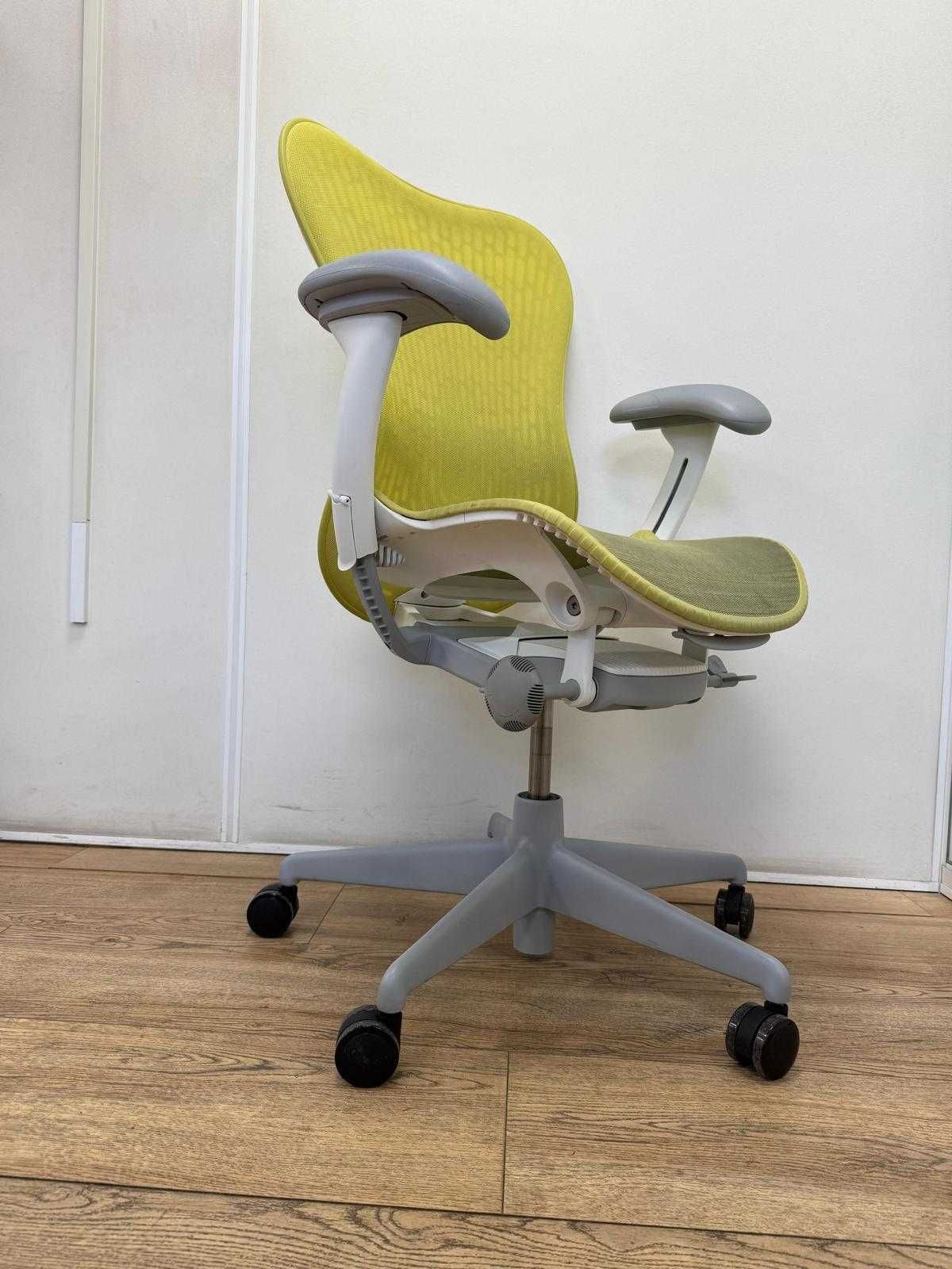 Refurbished Herman Miller Mirra 2 Twilight/Studio Yellow Butterfly