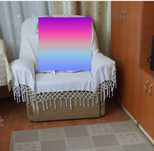 Set sau separat(1+2)Huse din in cu franjuri pentru canapea si fotolii