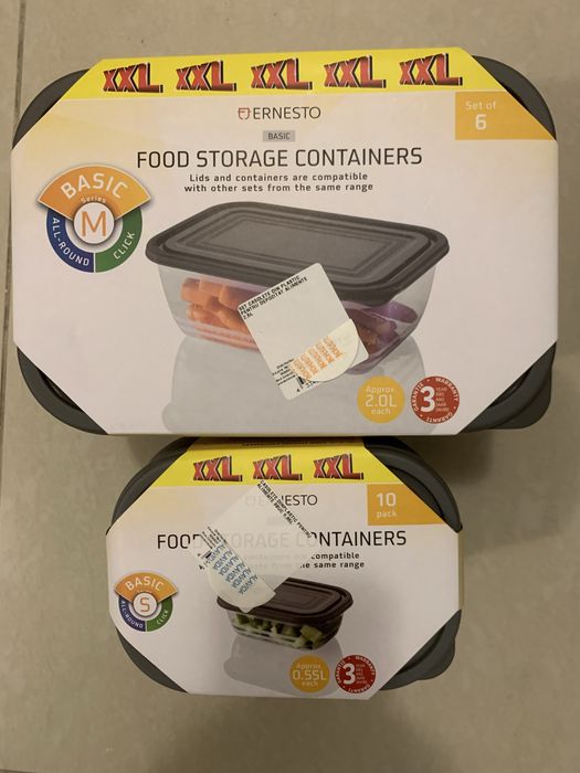 Set 2 Cutii cu capac, LIVARNO, 40x27 cm