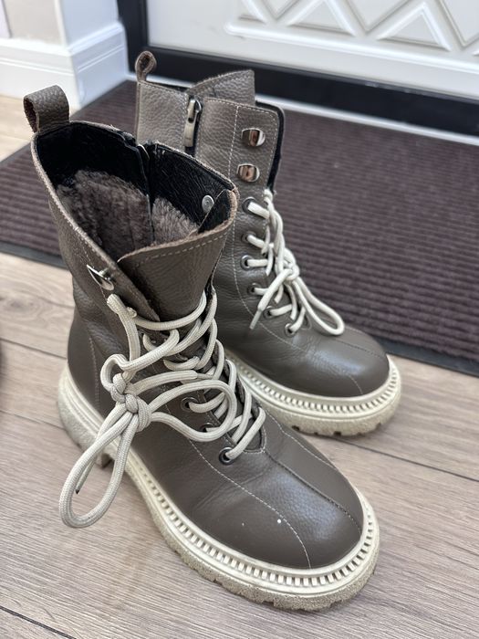 Сапоги зимние нат. кожа