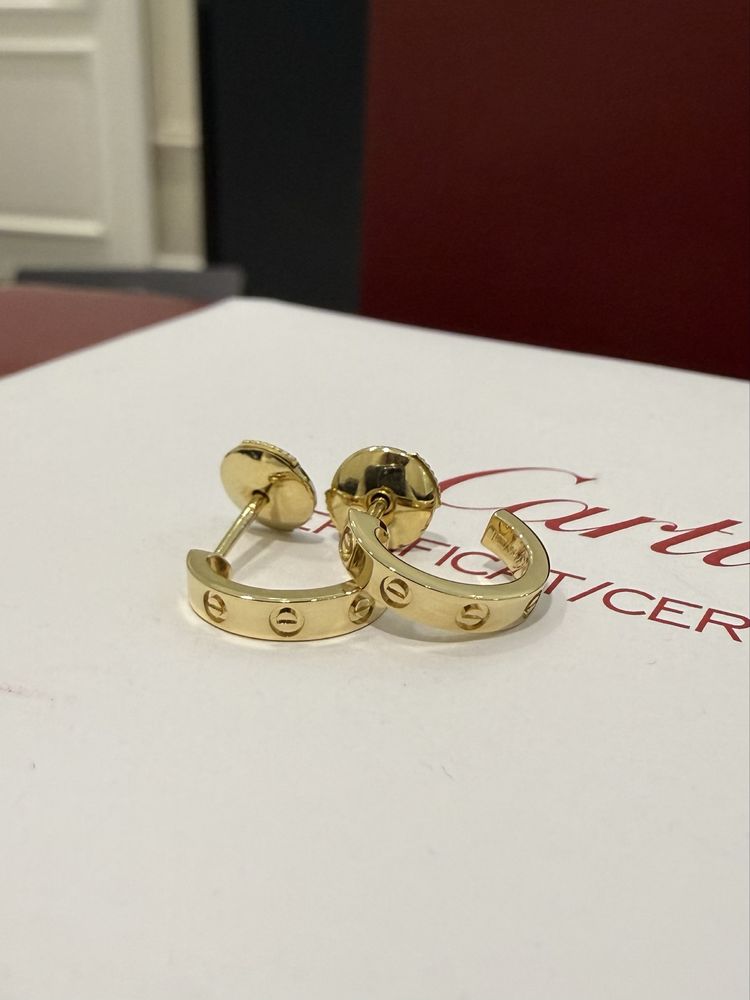 NEW Серьги Cartier LOVE B802880