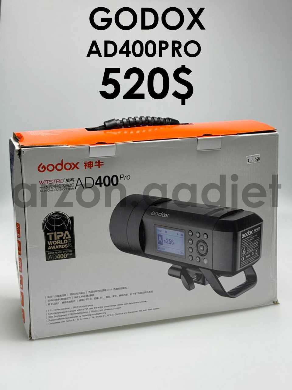 Вспышка аккумуляторная Godox AD100|200|400|600PRO Гарантия низких цен!