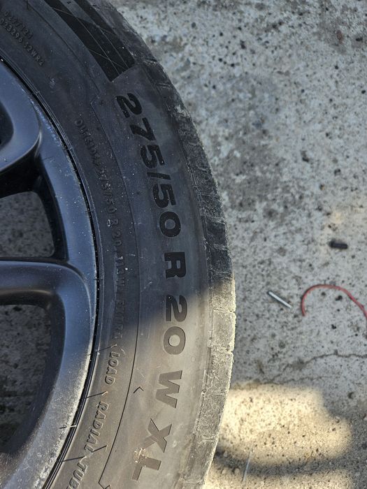 Roti  r 20 audi q7  Tuareg  porche 275 50 r20  6 mm profil