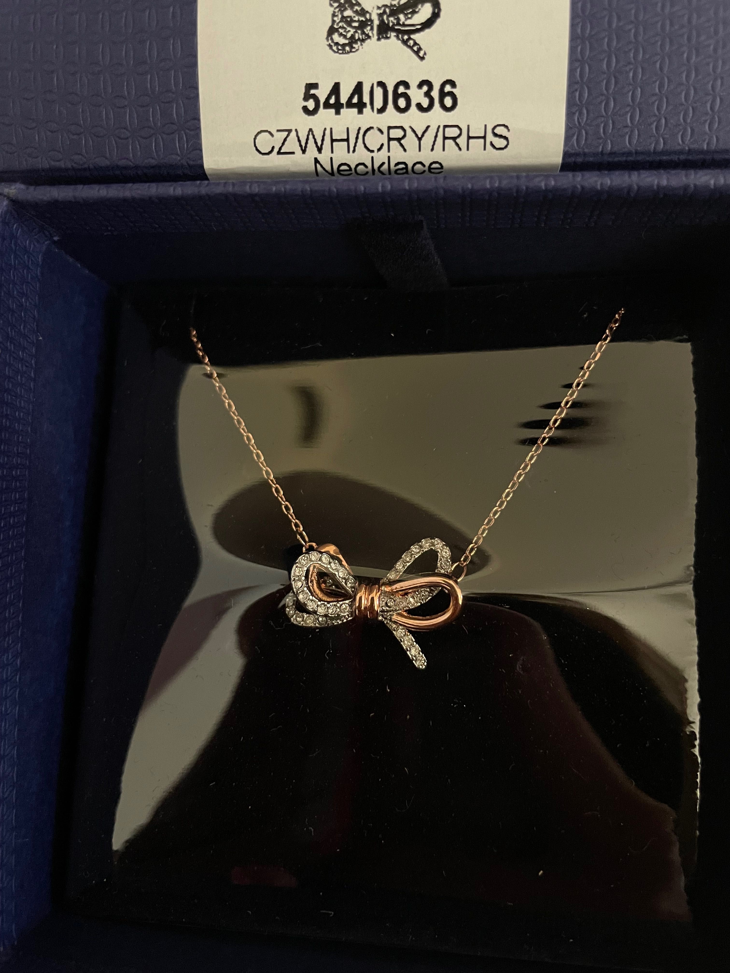 Дамско колие Swarovski - Панделка безкрайност