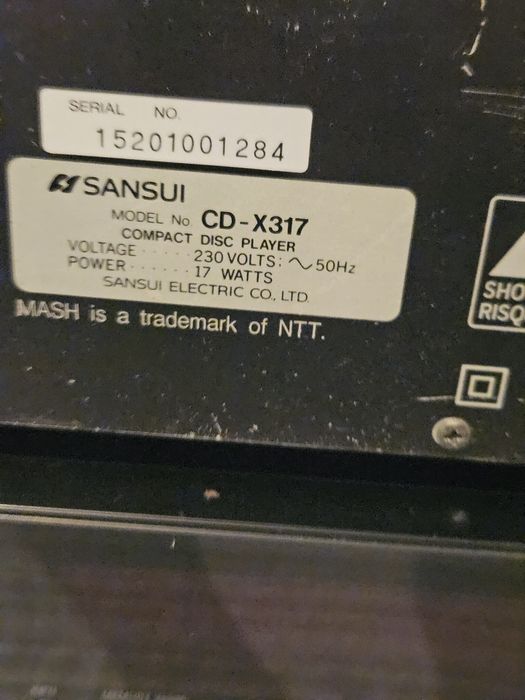 sansui cd x 317 cd player  yamaha rx v 381 5.1 . kenwood dp 7050 cd