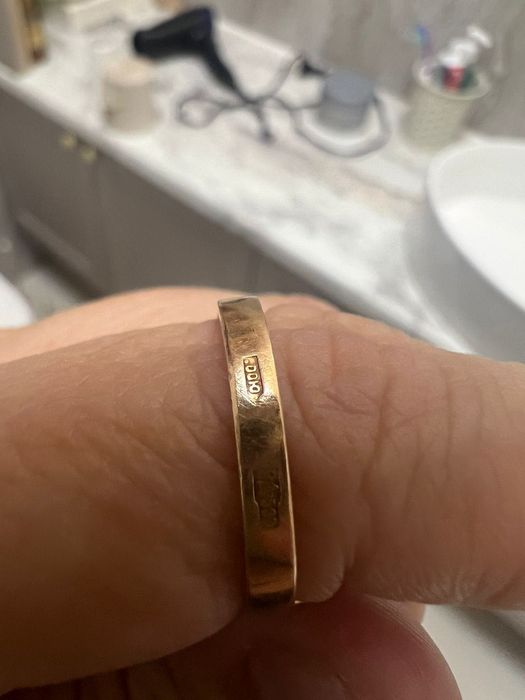золото  кольцо винтаж
