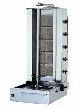 Aparat Shaorma - Kebab cu 5 arzatoare GAZ