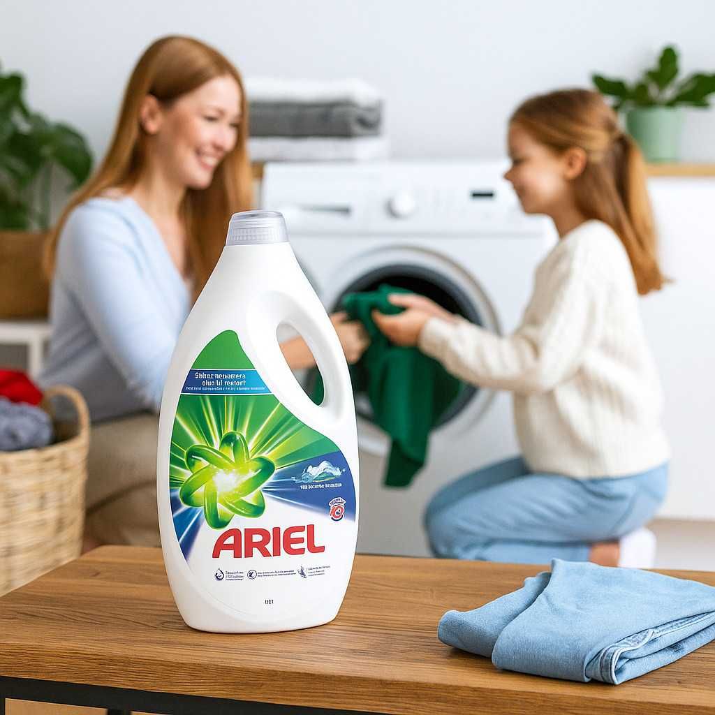 Течен перилен препарат Ariel Mountain Spring, 60 пранета