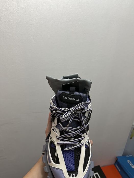 balenciaga track albastre