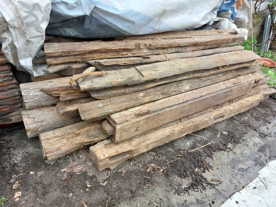 Grinzi Vechi Brad Si Stejar Lemn pentru prelucrare de peste 130 ani !