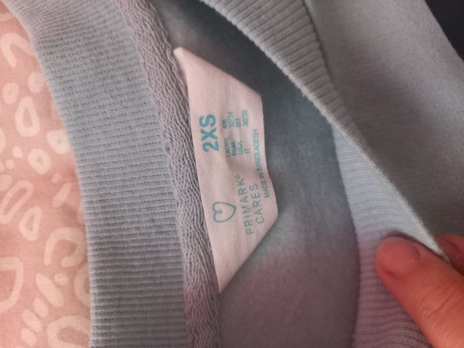 Bluza Primark 2XS oversize, culoare baby blue