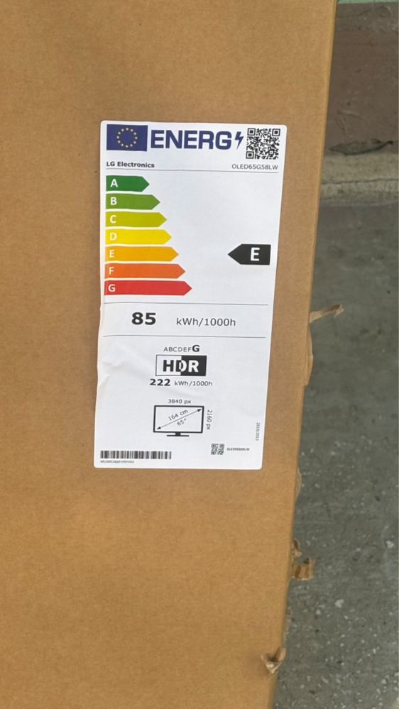 Vand LG Electronics OLED65G58LW