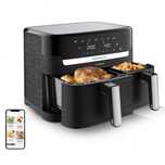 Двузонов фритюрник с горещ въздух Moulinex Dual Easy Fry 8.3L , 2450W