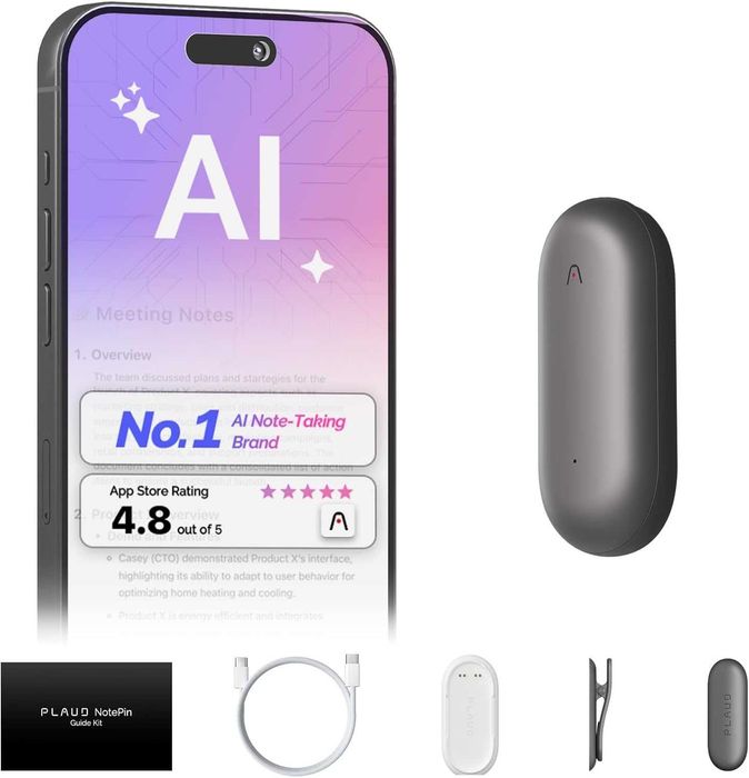 PLAUD NotePin AI Voice Recorder - диктофон с поддержкой ИИ! Новый!