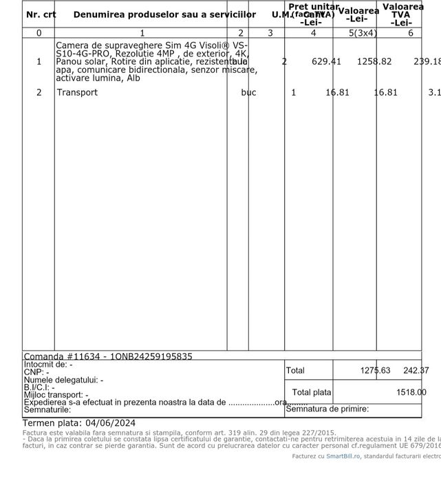 Camere supraveghere cu sim si incarcare solara