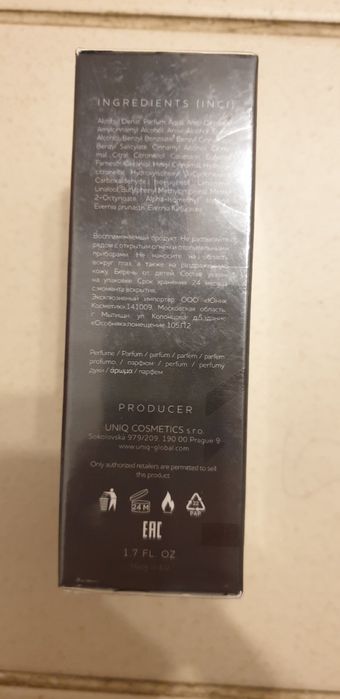Apa de parfum UNIQ no 81 - barbatesc