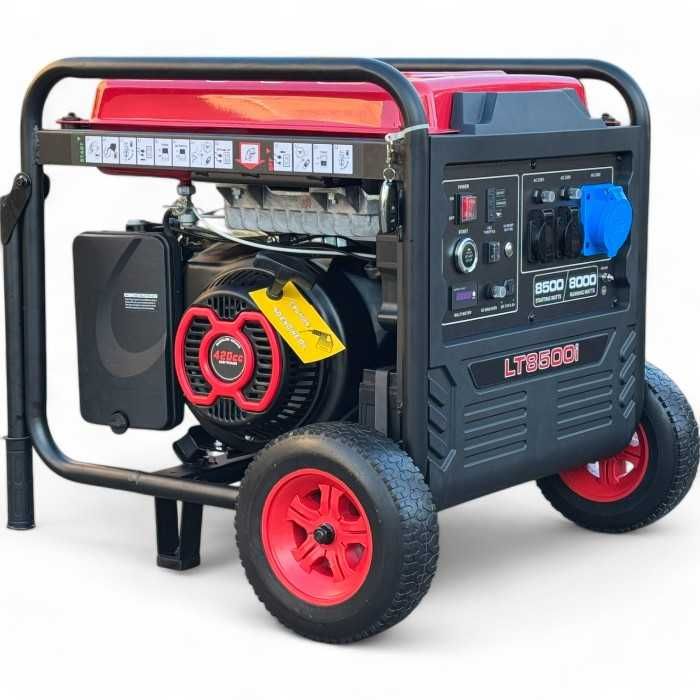Инверторен Бензинов Агрегат Bullmax 8500I, Червен, Преносим, Моно