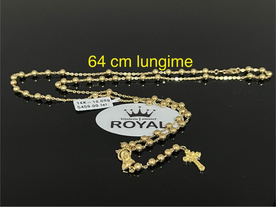 Bijuteria Royal CB : Lant metanie aur 14k 13,03 grame
