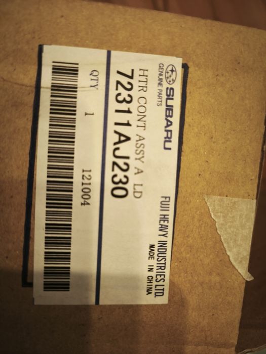 Управление климатроник Субару