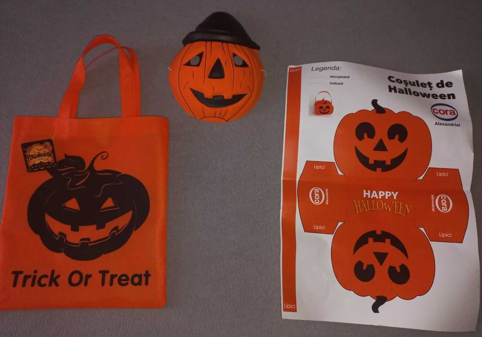 Set Halloween, Jumbo, cu punga, masca si dovleac Noi si Ieftine!