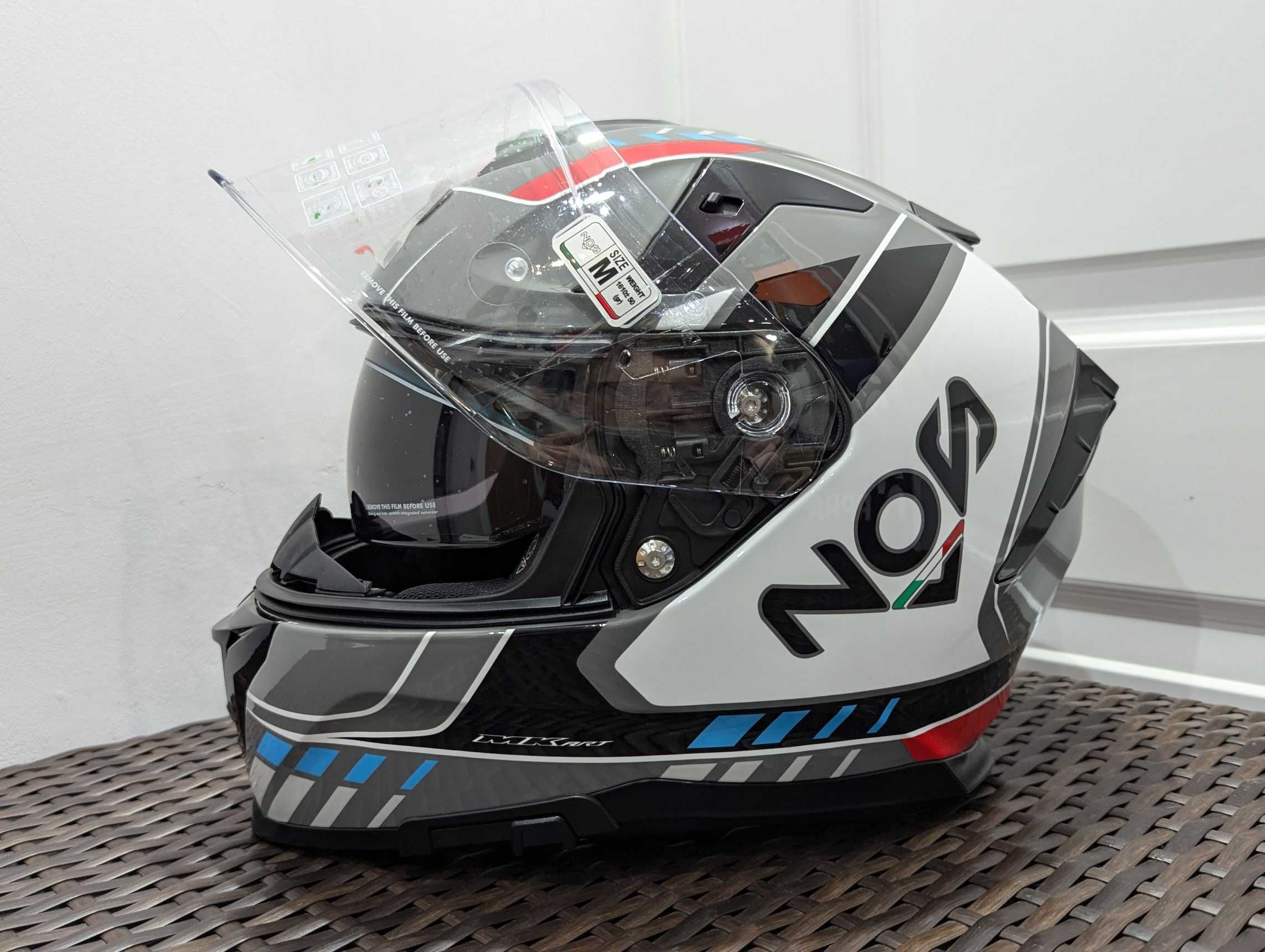 Casca moto NOS NS-10, marime M - cu ochelari de soare