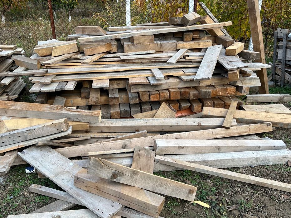 Lemn de foc și bucăți utile în construcții/bucati căpriori la 1,2,3 m