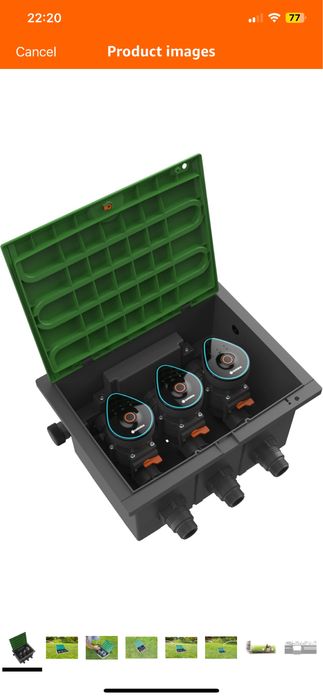 3 x 9V Bluetooth electrovalve + cutie Gardena inclusa in pret