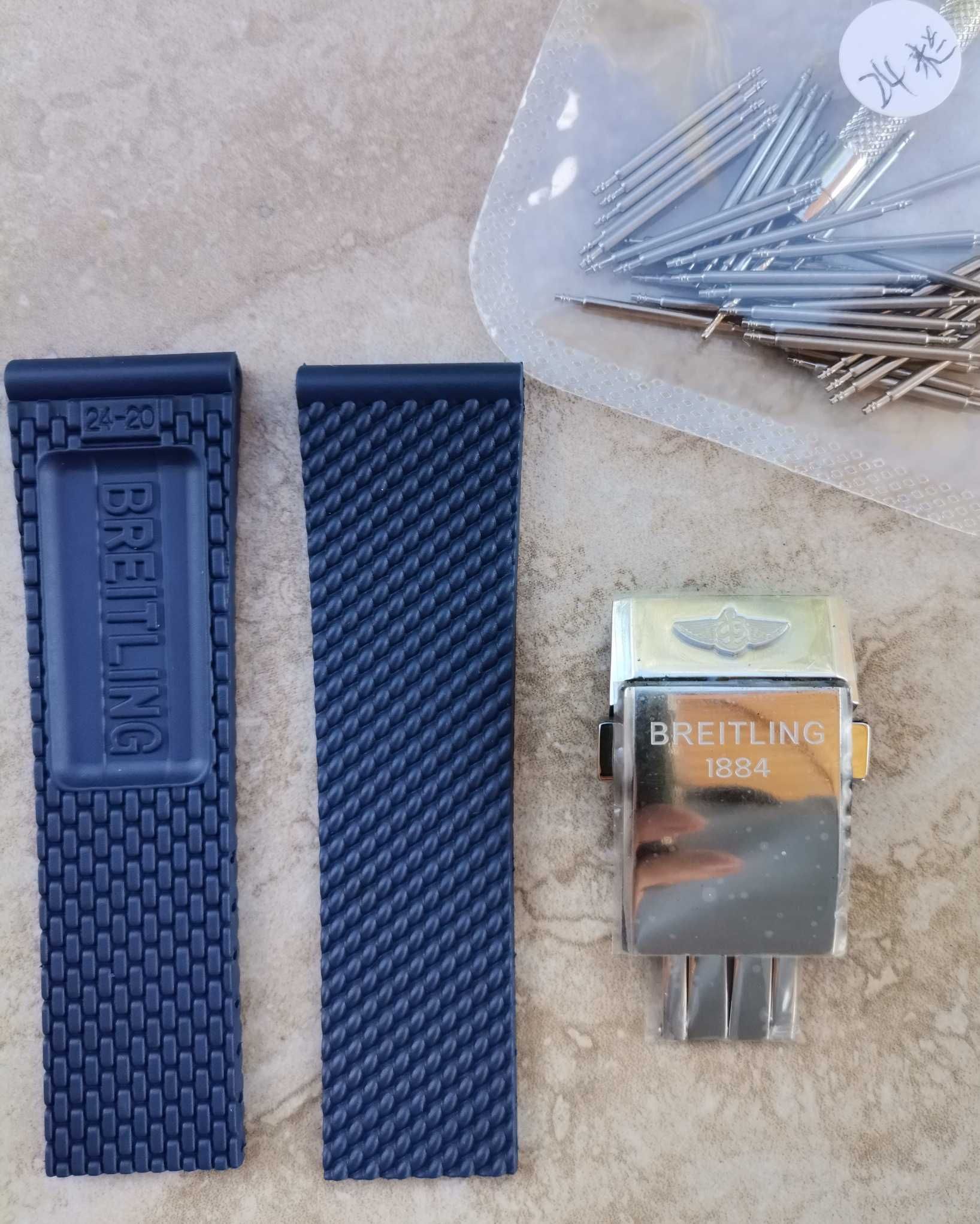 Curea 24 mm latime pentru ceas Breitling de 46 mm