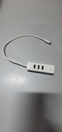 Vând hub USB type C cu placă de rețea