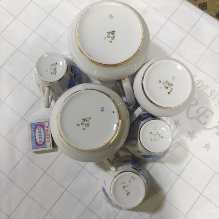 Сервиз чайный не полный