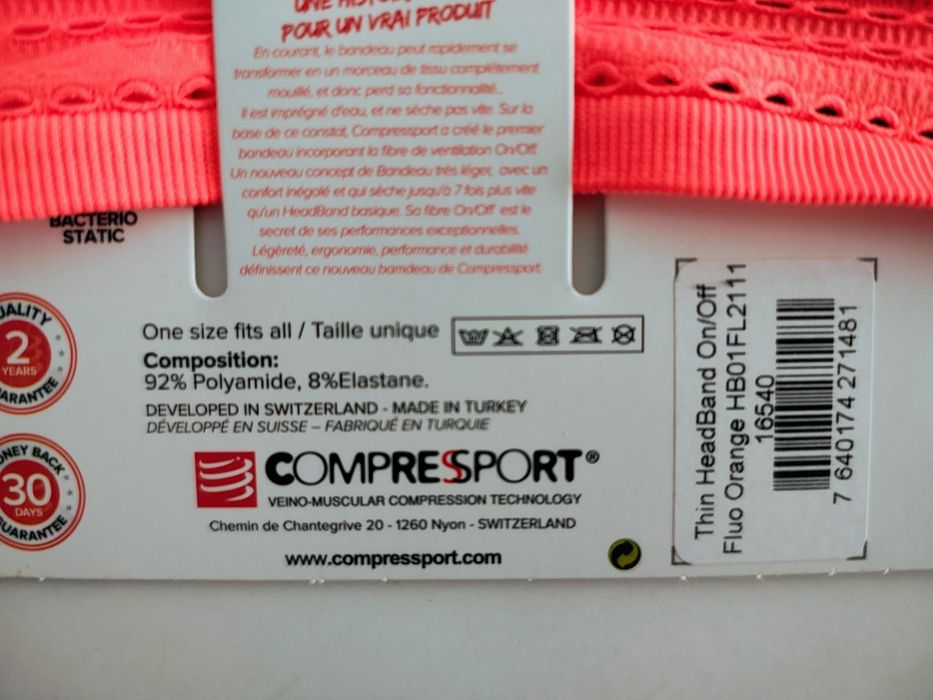 Bentita Compressport Thin ON/OFF