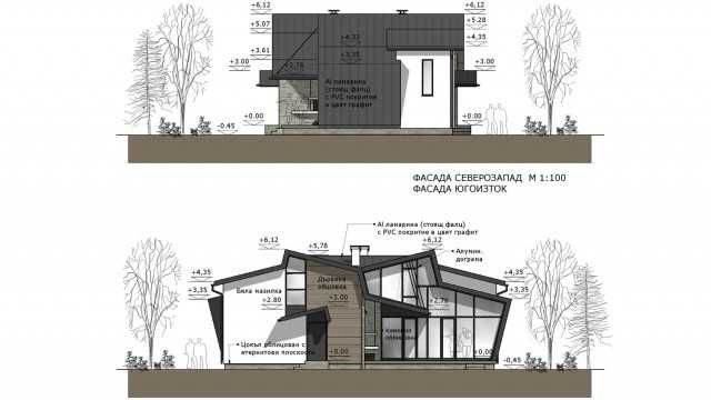 Архитектурно бюро - архитект, проектиране на къщи гр. Трън