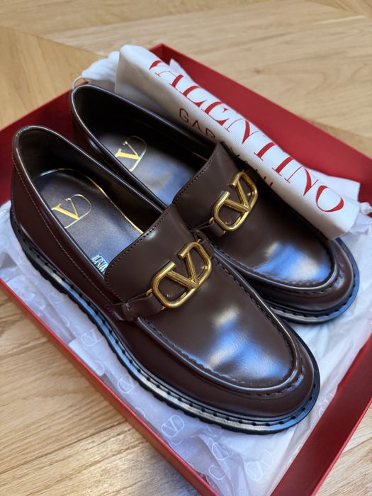 Mocasini din piele Valentino Garavani