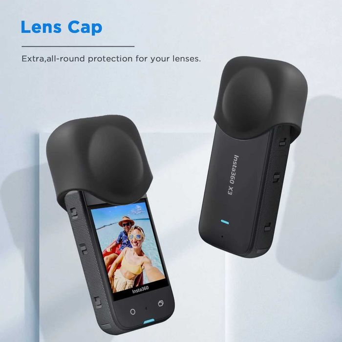 Protectie lentile husa silicon pentru camere de actiune Insta360 X3