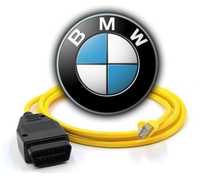 Cablu ENET BMW diagnoza Auto BMW seriile F și G + Soft eSys USB 32gb