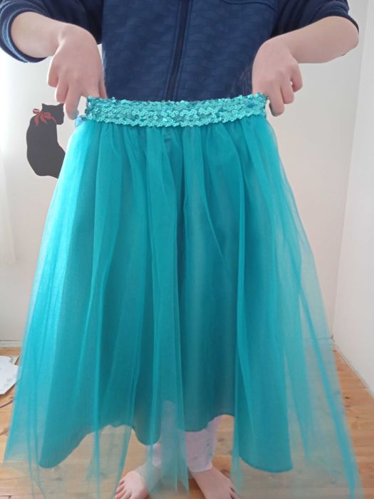 Юбка для девочки из фатина ,4 слойная,пышная на выход.